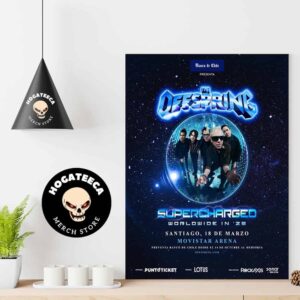 The Offspring Supercharged Worldwide In 2025 Santiago Chile March 18 2025 Home Decor Poster Canvas