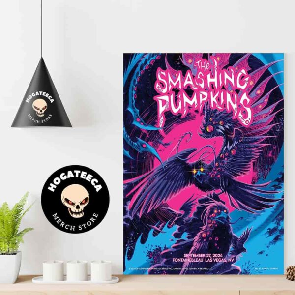 The Smashing Pumpkins Merch On September 27 2024 In Fontainebleau Las Vegas NV Home Decor Poster Canvas