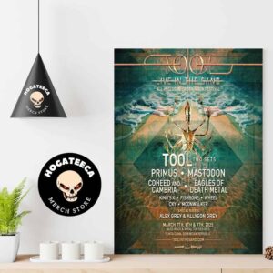 Tool Live In The Sand On March 7-8-9 2025 At Hard Rock And Royalton In Punta Cana Home Decor Poster Canvas