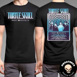 Turtle Skull Abathy Tour On Nov And Dec 2024 Performances Scheduled Two Sides Unisex T-Shirt