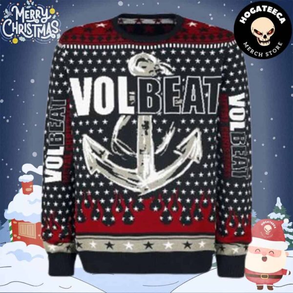 Volbeat Band Chirstmas Gifts 2024 Xmas For Family And Friends Ugly Sweater