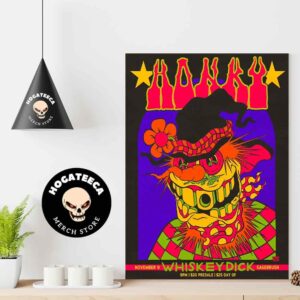 Whiskeydick Band And Honkey Merch For Show On November 9 At Sagebrush Home Decor Poster Canvas