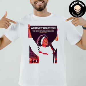 Whitney Houston Star Spangled Banner 30th Anniversary January 27 1991 By Akiko Stehrenberger Unisex T-Shirt