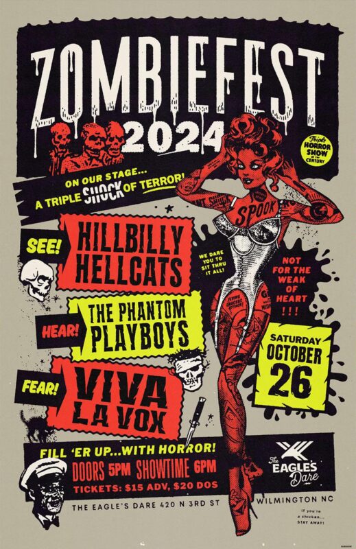 Zombiefest 2024 Spook Show On Saturday October 26 Lineup