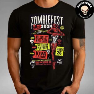 Zombiefest 2024 Spook Show On Saturday October 26 Lineup Unisex T Shirt