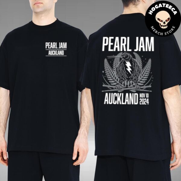 Pearl Jam With Pixies And Liam Finn Merch Event Tee For Show In Auckland NZ At Go Media Stadium MT Smart On November 10 2024 Two Sides Unisex T-Shirt