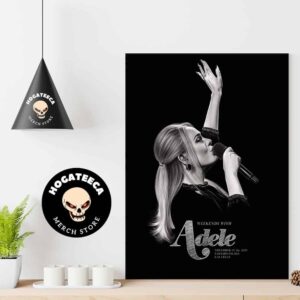 Adele Weekends Merch On November 15-16 2024 At Caesars Palace In Las Vegas Home Decor Poster Canvas