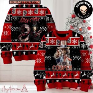 Alice Cooper Merry Christmas We Need You Chirstmas Gifts 2024 Xmas For Family And Friends Ugly Sweater