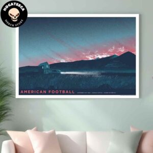 American Football Band Merch On November 16th 2024 At Corona Capital In Ciudad De Mexico Home Decor Poster Canvas