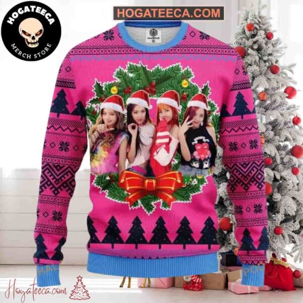 BLACKPINK Chirstmas Gifts 2024 Xmas For Family And Friends Ugly Sweater