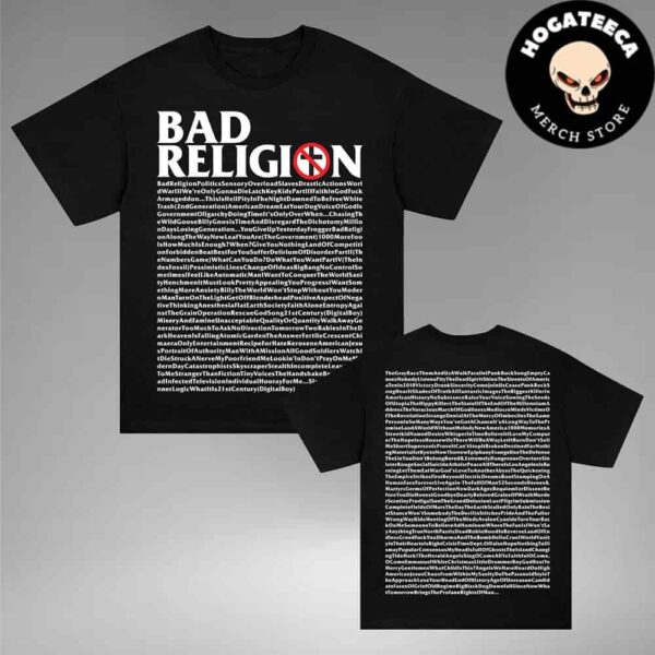 Bad Religion Every Song Ever Two Sides Unisex T-Shirt