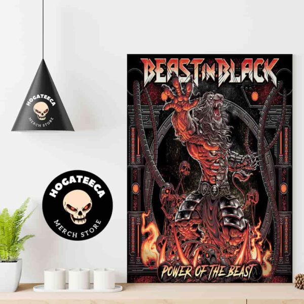 Beast In Black Power Of The Beast Release On December 6 2024 Home Decor Poster Canvas