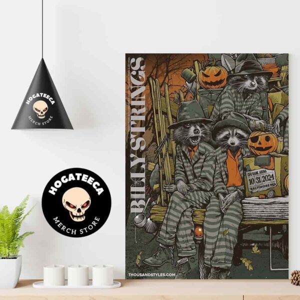 Billy Strings Halloween Show On October 31 2024 At Cfo Bank Arena In Baltimore Md Home Decor Poster Canvas