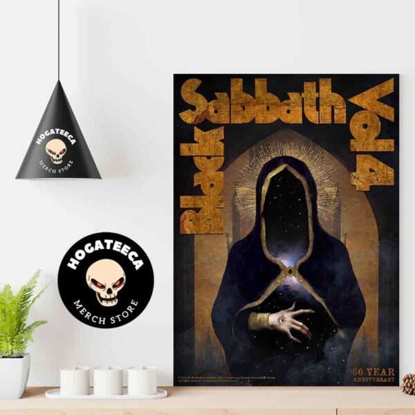 Black Sabbath Vol 4 50th Anniversary Home Decor Poster Canvas