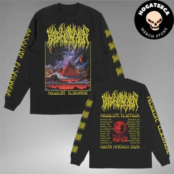 Blood Incantation Absolute Elsetour North America 2024 All Over Print Long Sleeve T-Shirt