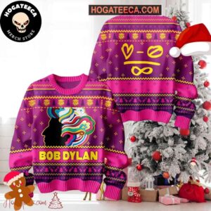 Bob Dylan Milton Glaser Bob Dylan Chirstmas Gifts 2024 Xmas For Family And Friends Ugly Sweater