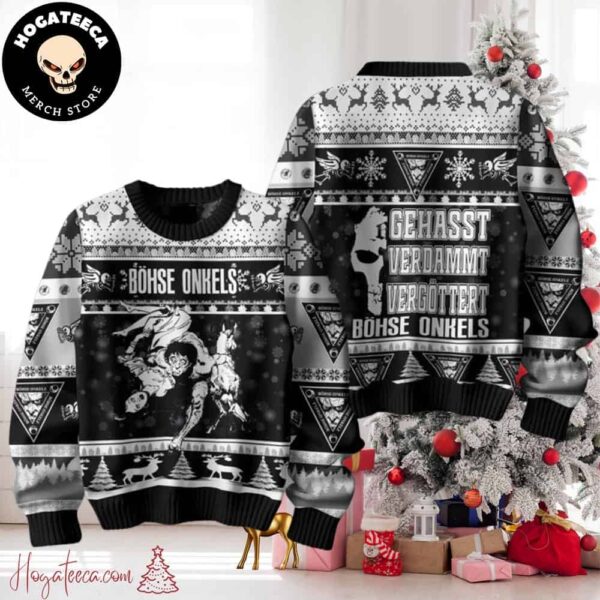 Bohse Onkels Gehasst Verdammt Vergottert Chirstmas Gifts 2024 Xmas For Family And Friends Ugly Sweater