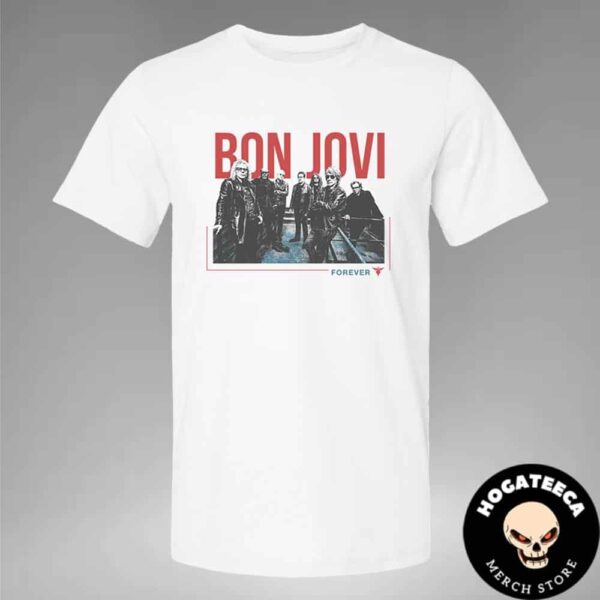 Bon Jovi All Time Best 1984-2024 Forever Band Cut Out Unisex T-Shirt