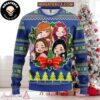 Chibi BTS Chirstmas Gifts 2024 Xmas For Family And Friends Ugly Sweater