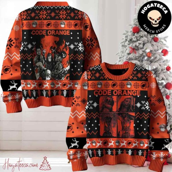 Code Orange Forever Chirstmas Gifts 2024 Xmas For Family And Friends Ugly Sweater