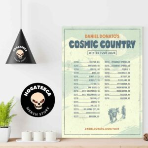 Daniel Donato Cosmic Country Winter Tour 2025 Performances Scheduled Home Decor Poster Canvas