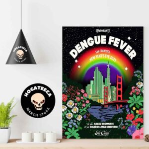 Dengue Fever Band In San Francisco New Years Eve 2025 On December 30-31 Home Decor Poster Canvas