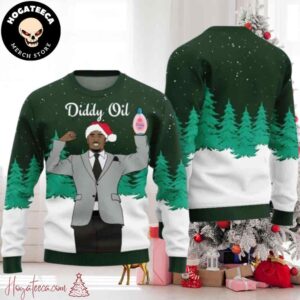 Diddy Oil Mens Chirstmas Gifts 2024 Xmas For Family And Friends Ugly Sweater