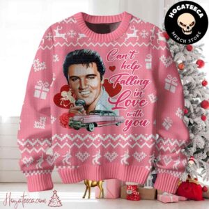 Elvis Presley Cant Help Falling In Love With You Valentine Chirstmas Gifts 2024 Xmas For Family And Friends Ugly Sweater