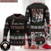 Elvis Presley Look Fit For A King  Chirstmas Gifts 2024 Xmas For Family And Friends Ugly Sweater