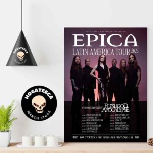 Epica Latin America Tour 2025 Performaces Scheduled  On Sept Home Decor Poster Canvas