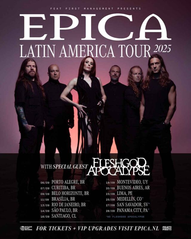 Epica Latin American Tour 2025 Get Ready for the Symphonic Metal