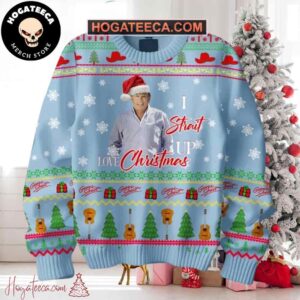 George Strait I Strait Up Love Chirstmas Gifts 2024 Xmas For Family And Friends Ugly Sweater