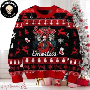 Ghost Merry Christmas Santa Emertus Chirstmas Gifts 2024 Xmas For Family And Friends Ugly Sweater