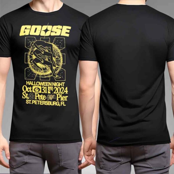 Goose Halloween Night On Oct 31 2024 At St Pete Pier In St Petersburg FL Unisex T-Shirt