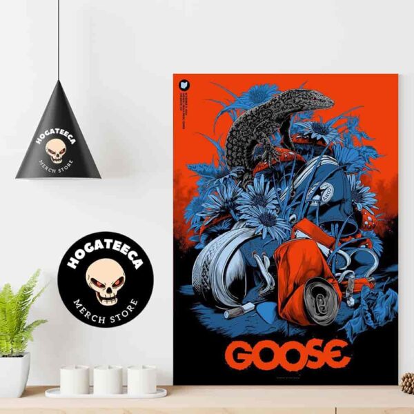 Goose Merch For Show In Cincinati OH On November 8 2024 At Andrew J Brady Music Center Home Decor Poster Canvas