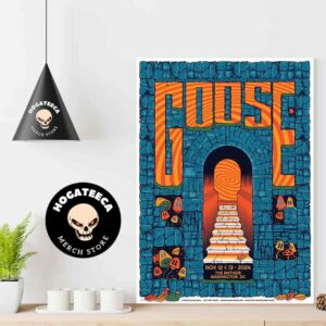 Goose Merch For Show On Nov 12 And 13 2024 At The Anthem Washington Dc Home Decor Poster Canvas