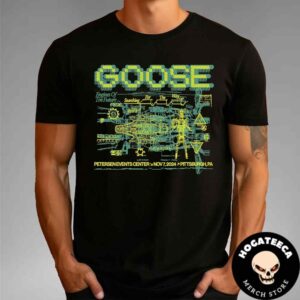 Goose Merch Shirt For Show In Pittsurgh PA At Peternsen Events Center On Nov 7 2024 Engines Of The Future Unisex T-Shirt