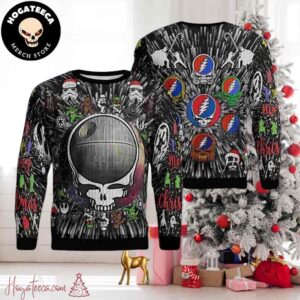 Grateful Dead X Star Wars Chirstmas Gifts 2024 For Family And Friends Ugly Sweater