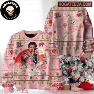 Harry Styles Treat People With Kindness Chirstmas Gifts 2024 Xmas For Family And Friends Ugly Sweater