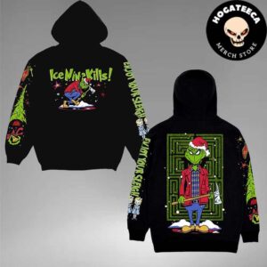 Ice Nine Kills Horrorday Notn Killection The Grinch Enjoy Your Sleigh Two Sides Unisex Hoodie Shirt