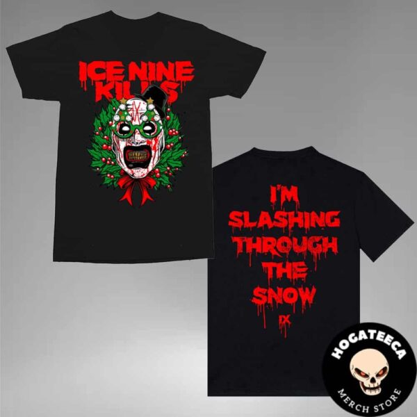 Ice Nine Kills Horrorday Notn Killection Wreath of Art Xmas Two Sides Unisex T-Shirt