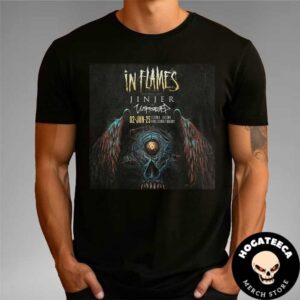 In Flames Merch For Show On Jun 2 2024 At Noblessner Foundry In Estonia Tallinn Unisex T-Shirt