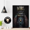 In Flames Merch For Show On Jun 20 2024 At Haus Auensee In Germany Leipzig Home Decor Poster Canvas