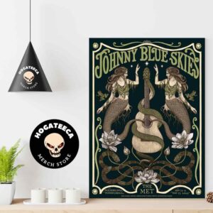 Johnny Blue Skies Merch Poster For On Nov 12 And 13 2024 In Philadenphia Pennsylvania At The Met Home Decor Poster Canvas