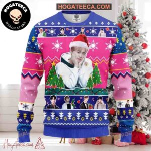 Jungkook  BTS Santa Chirstmas Gifts 2024 Xmas For Family And Friends Ugly Sweater