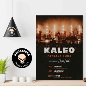 Kaleo Paback Tour 2024 With Special Guest Kaleo Paback Tour 2024 With Special Guest Chance Pena On Feb 16-18-20 Home Decor Poster Canvas