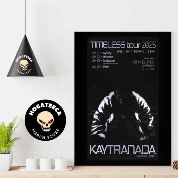 Kaytranada Timeless Tour Of Australia Set For Next January 2025 Home Decor Poster Canvas