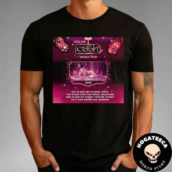 Kehlani Crash World Tour March 2025 Performances Scheduled Unisex T-Shirt