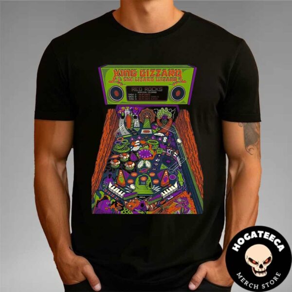 King Gizzard And The Lizard Wizard Merch For Show In Red Rocks In Morrison Colorado On June 7-8 2023 Unisex T-Shirt