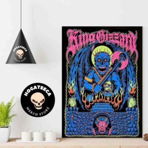 King Gizzard And The Lizard Wizard Merch On Nov 20 2024 At The St Augustine Amphitheatre In St Augustine FL Home Decor Poster Canvas